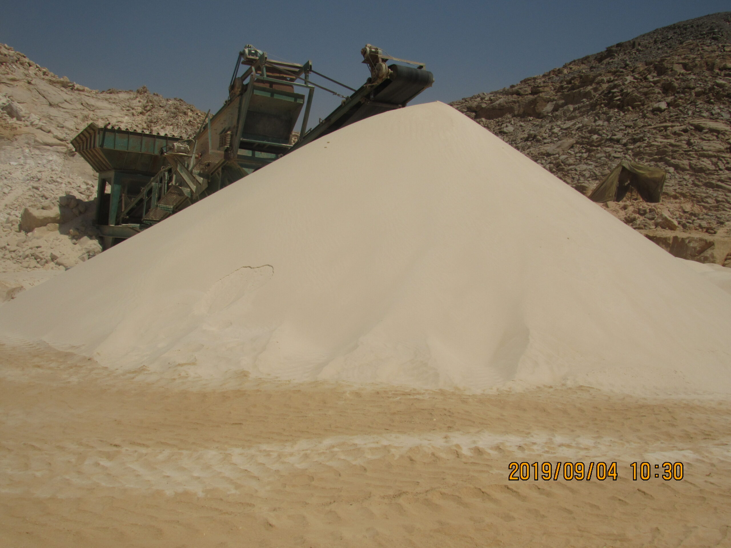 silica sand for glass